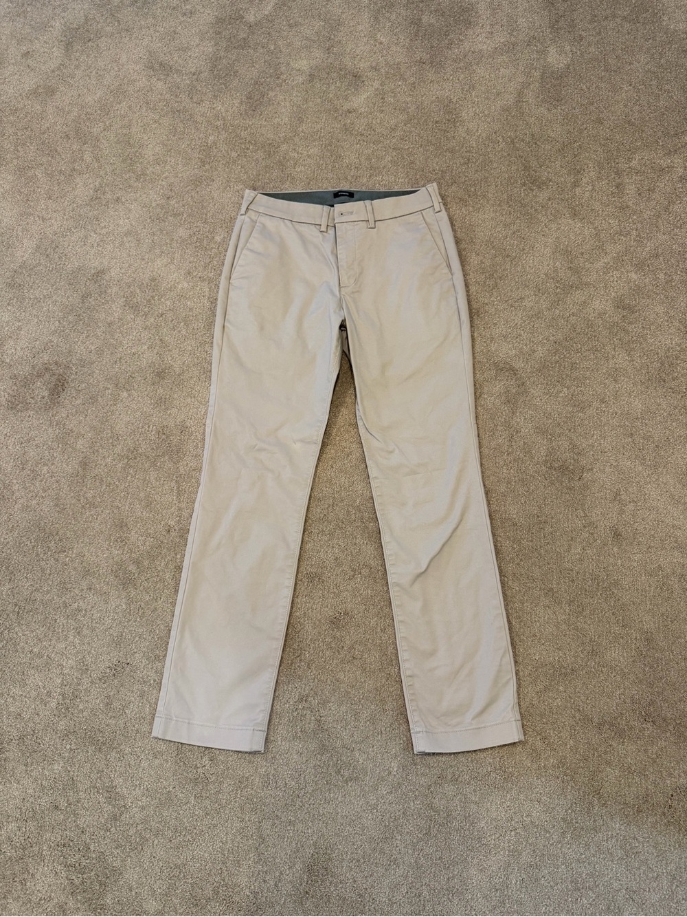 Men's Classic Khaki Chino Pants - Lightweight Straight Fit